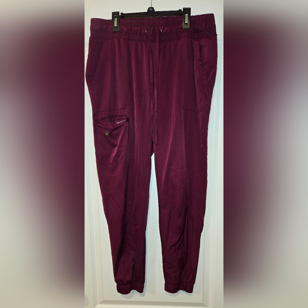 Like New/Good Womens Healing Hands Scrub Joggers Size-Large